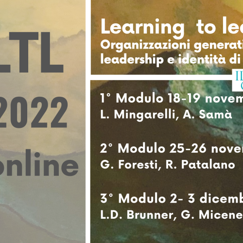 Learning to Learn | LTL 2° edizione  online | 2022